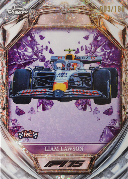 Liam Lawson trading card