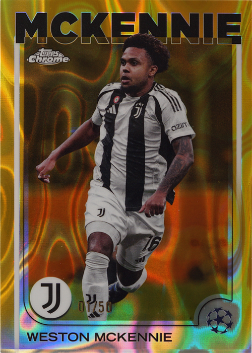 Weston McKennie trading card