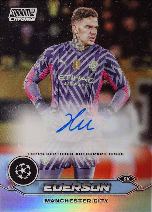 Ederson trading card