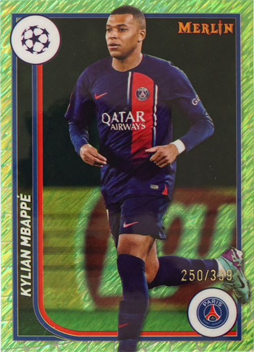 Kylian Mbappé trading card