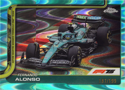 Fernando Alonso trading card