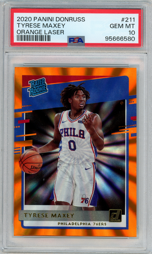 Tyrese Maxey trading card