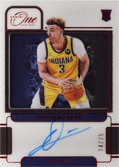 Chris Duarte trading card