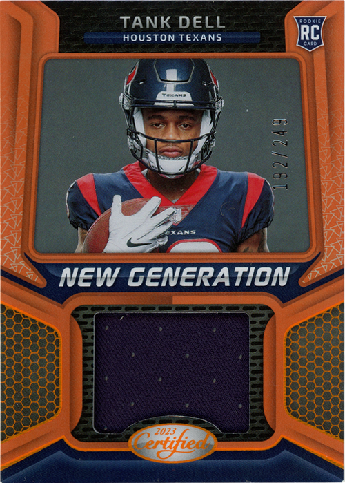 Tank Dell trading card