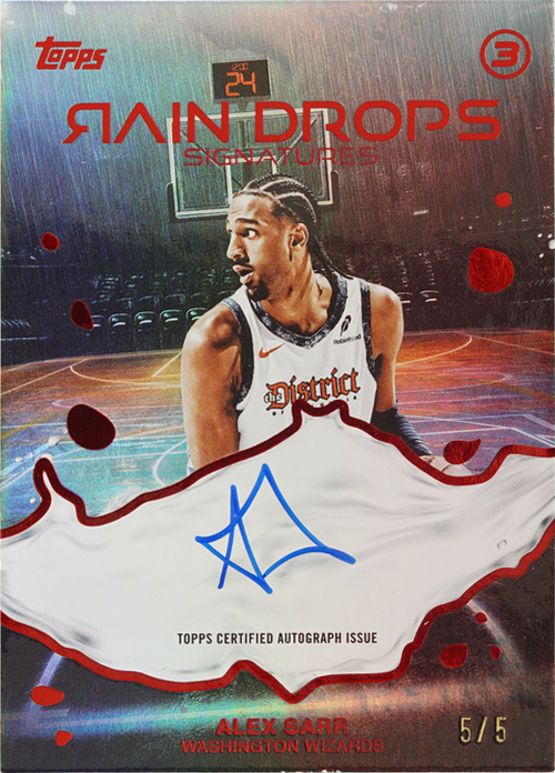 Alex Sarr trading card