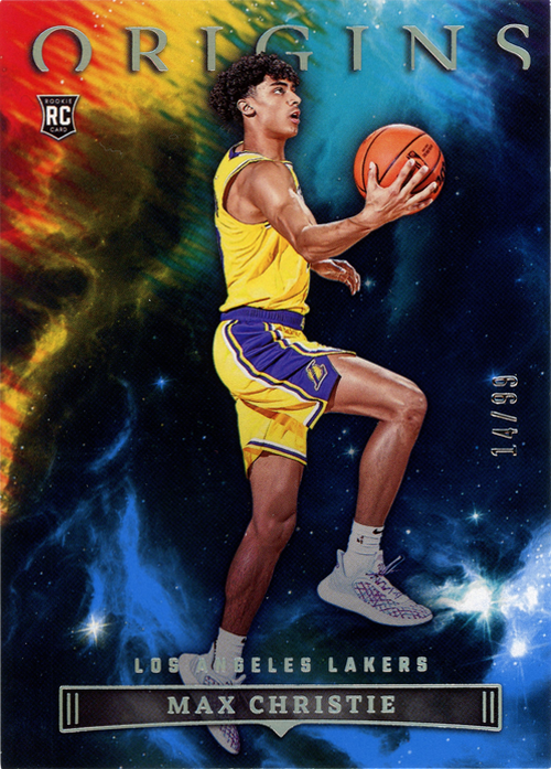 Max Christie trading card