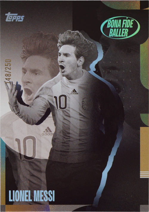 Lionel Messi trading card