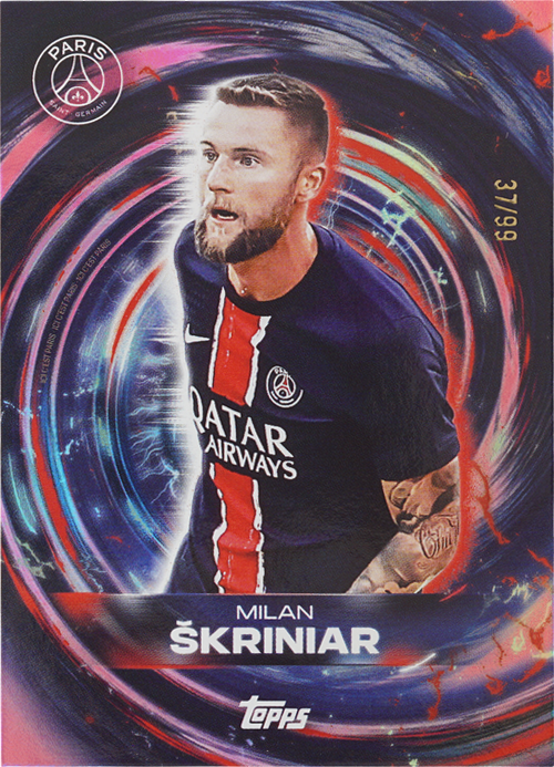 Milan Škriniar trading card