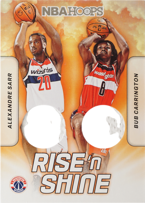 Alexandre Sarr/Bub Carrington trading card