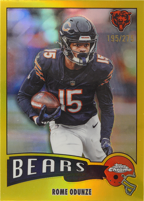 Rome Odunze trading card