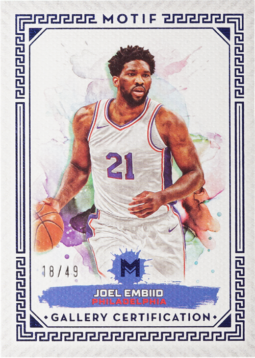 Joel Embiid trading card