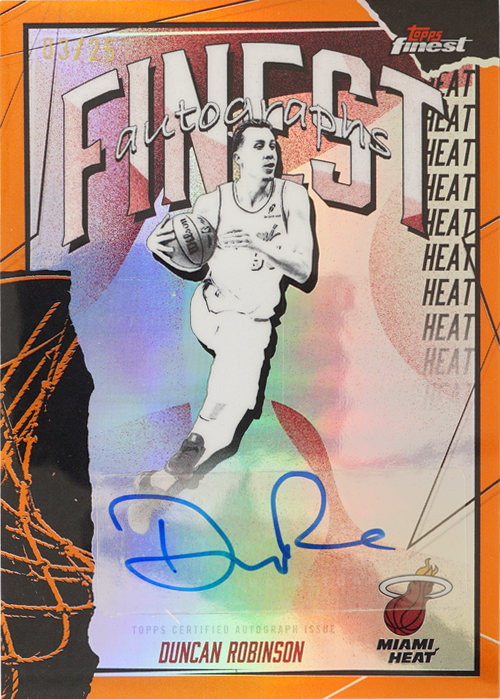 Duncan Robinson trading card