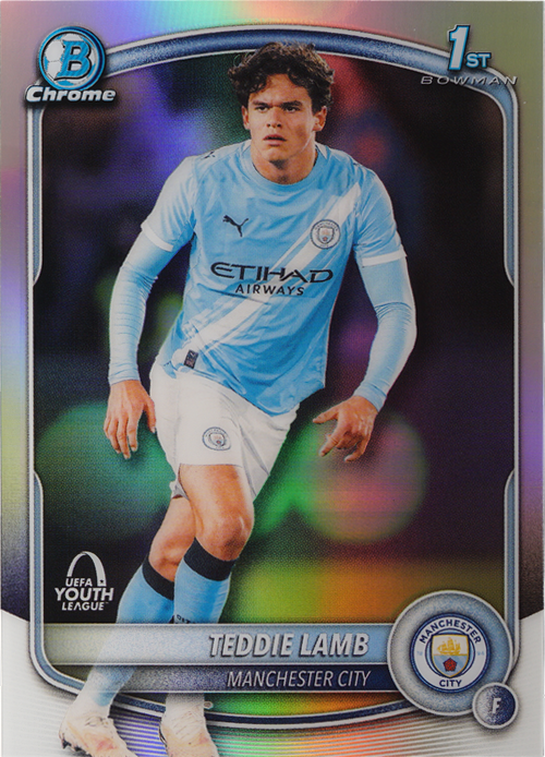 Teddie Lamb trading card