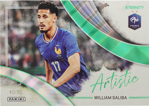 William Saliba trading card
