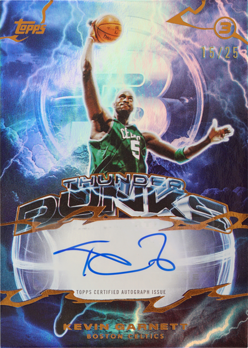 Kevin Garnett trading card