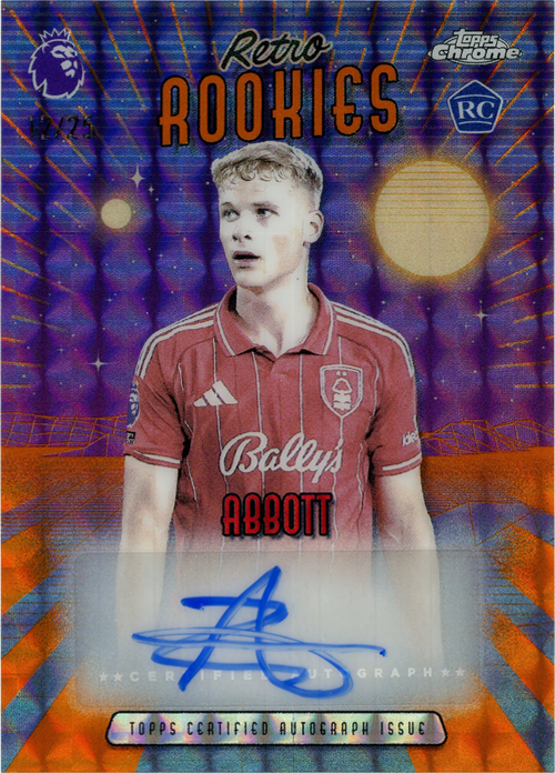 Zach Abbott trading card