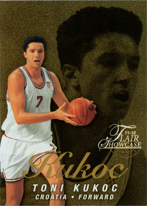 Toni Kukoc trading card