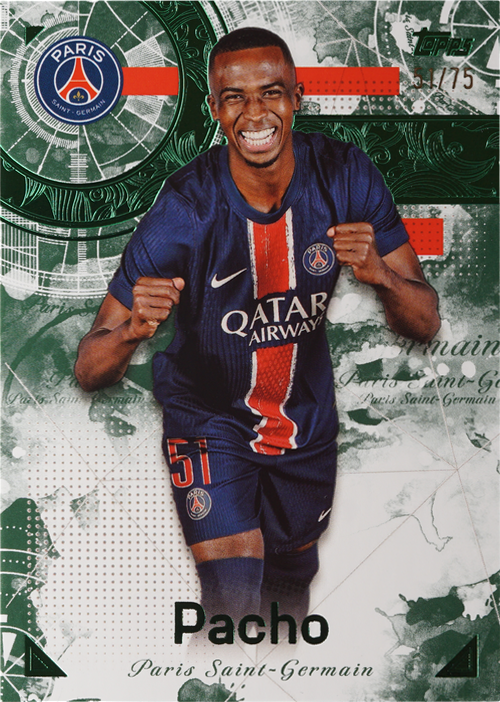 Pacho trading card