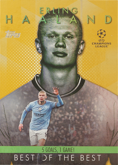Erling Haaland trading card