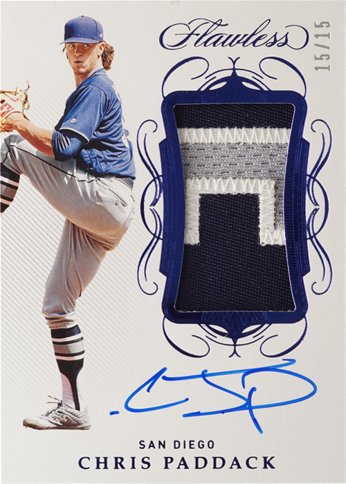 Chris Paddack trading card