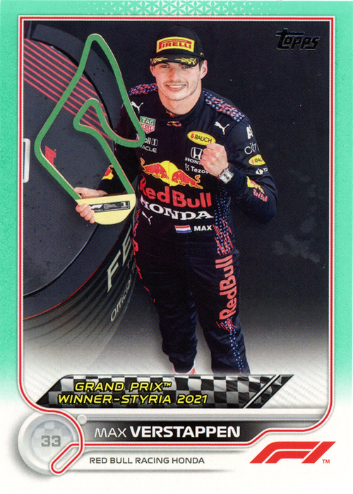 Max Verstappen trading card