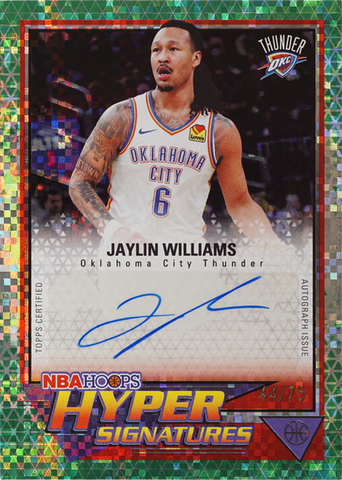 Jaylin Williams trading card
