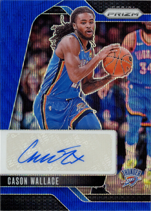 Cason Wallace trading card