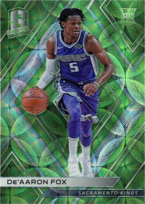 De'Aaron Fox trading card