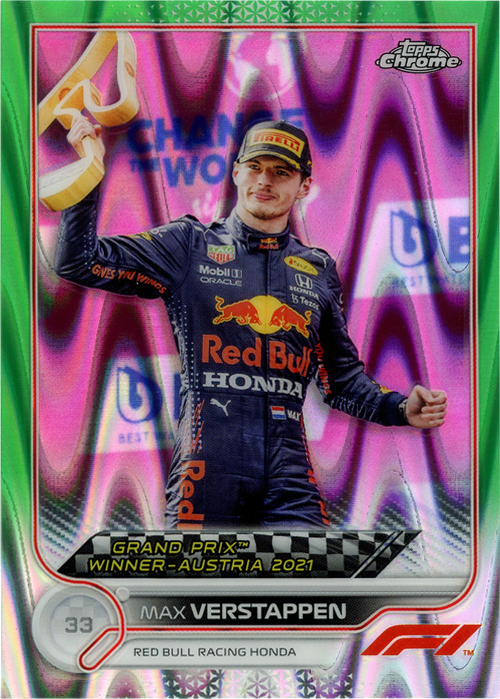 Max Verstappen trading card