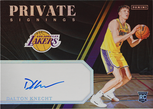 Dalton Knecht trading card