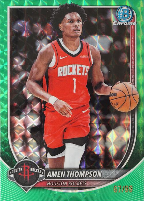 Amen Thompson trading card