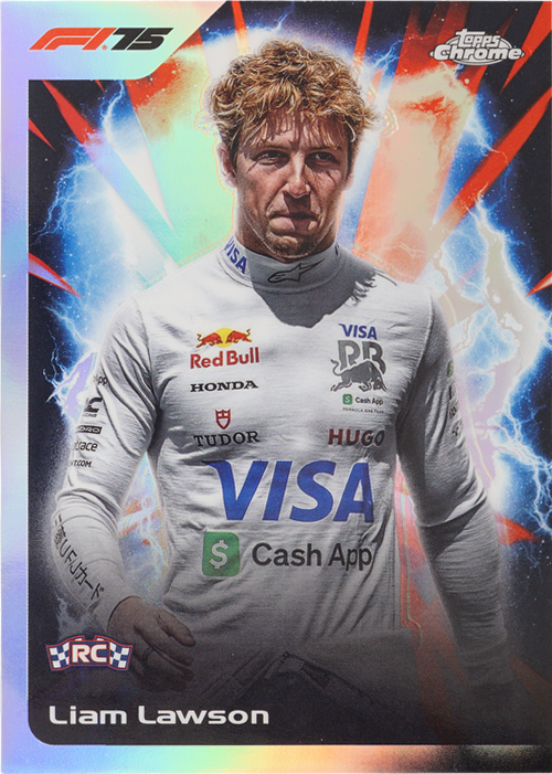 Liam Lawson trading card