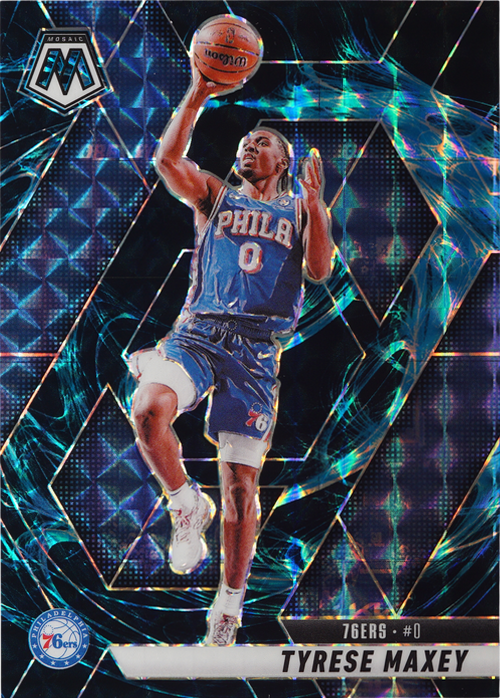 Tyrese Maxey trading card