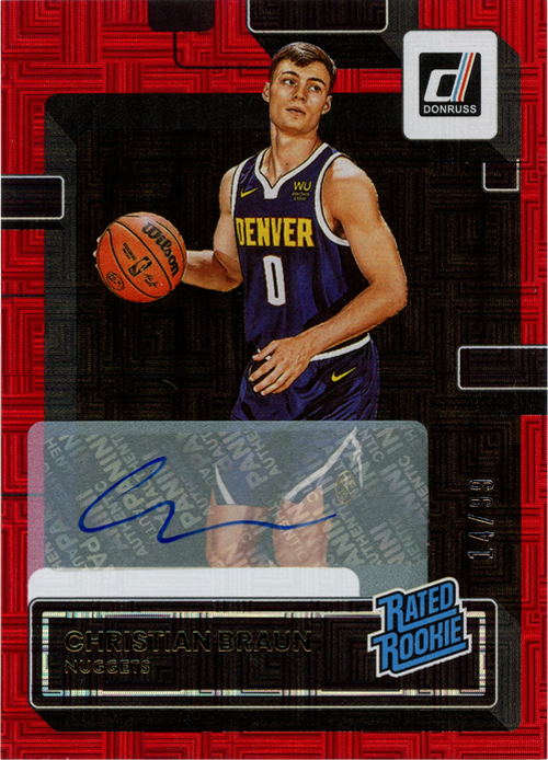 Christian Braun trading card