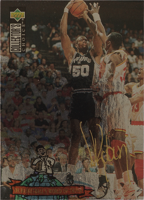 David Robinson trading card