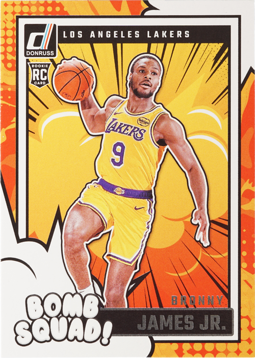 Bronny James Jr. trading card