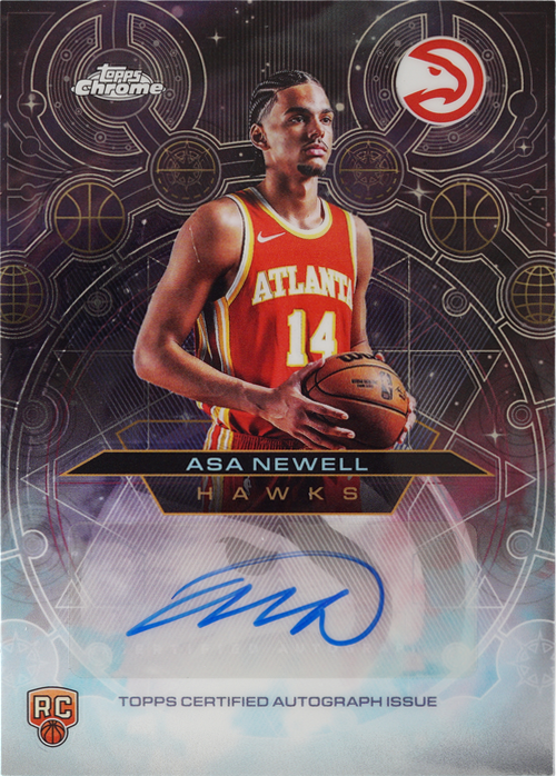 Asa Newell trading card