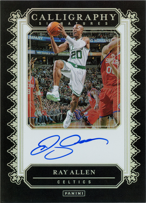 Ray Allen trading card