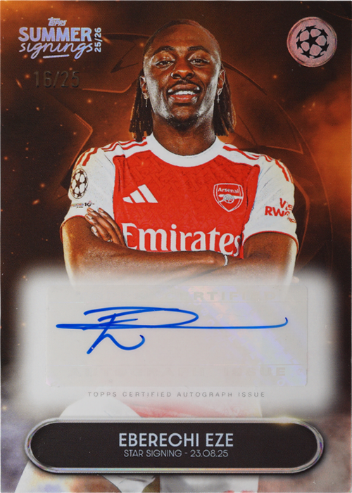 Eberechi Eze trading card