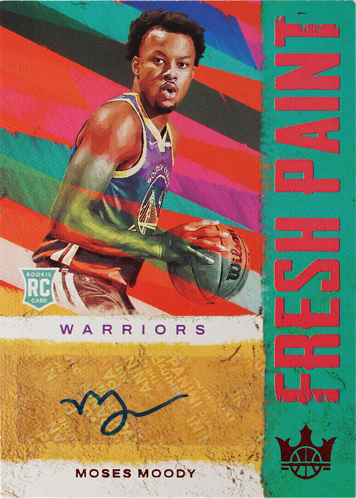 Moses Moody trading card