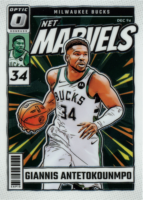 Giannis Antetokounmpo trading card