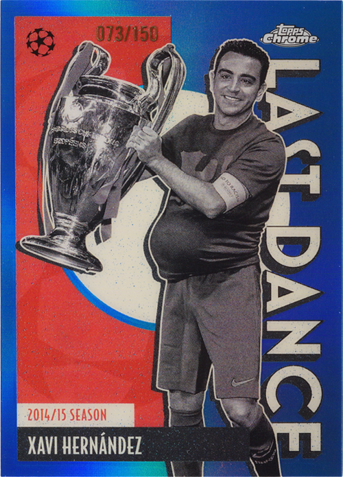 Xavi Hernández trading card