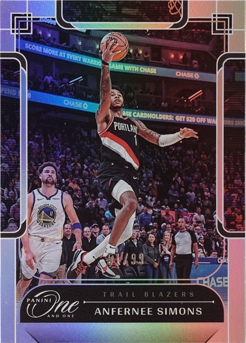 Anfernee Simons trading card