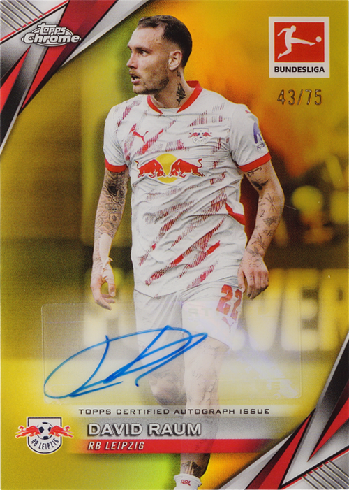 David Raum trading card