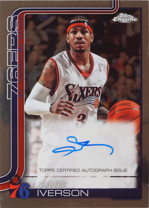 Allen Iverson trading card