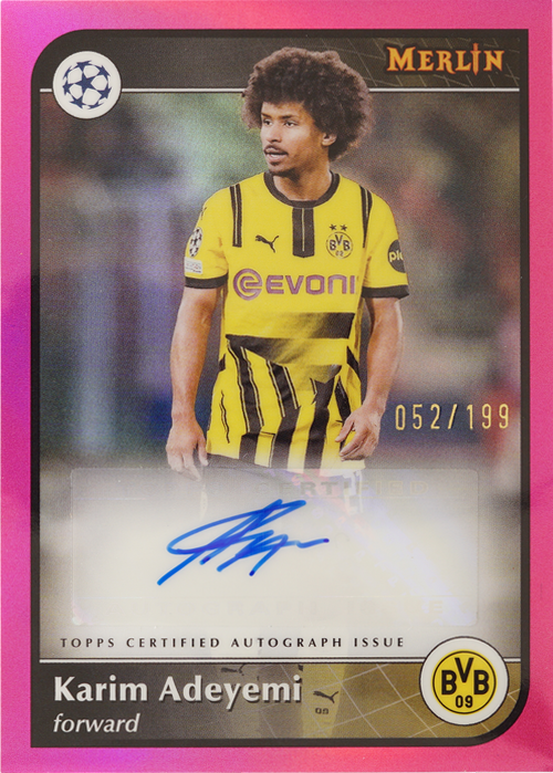Karim Adeyemi trading card