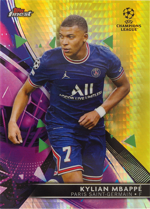 Kylian Mbappé trading card