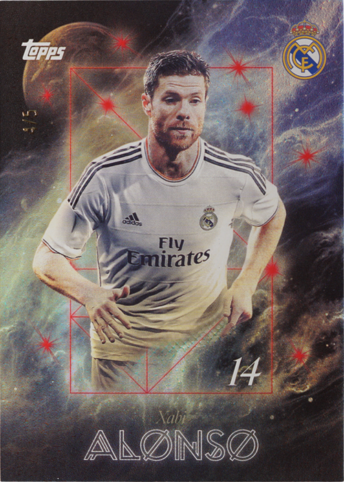 Xabi Alonso trading card