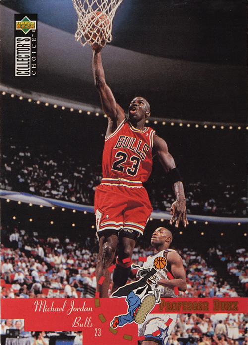 Michael Jordan trading card