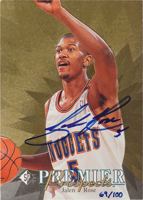 Jalen Rose trading card
